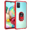 Coque antichoc transparente Galaxy A51 avec anneau - Rouge