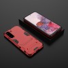 Coque antichoc Galaxy S21 Hybride avec support - Rouge