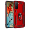 Coque antichoc Galaxy S21 Plus Hybride Armor avec anneau - Rouge