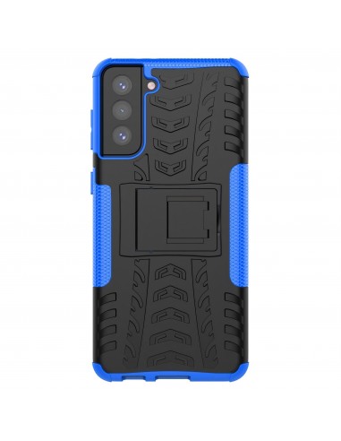 Coque antichoc Galaxy S21 Plus avec support intégré - Bleu