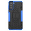 Coque antichoc Galaxy S21 Plus avec support intégré - Bleu