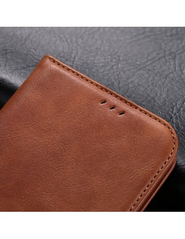 Etui de protection iPhone 11 Pro Max Style Vintage Simili cuir - Marron