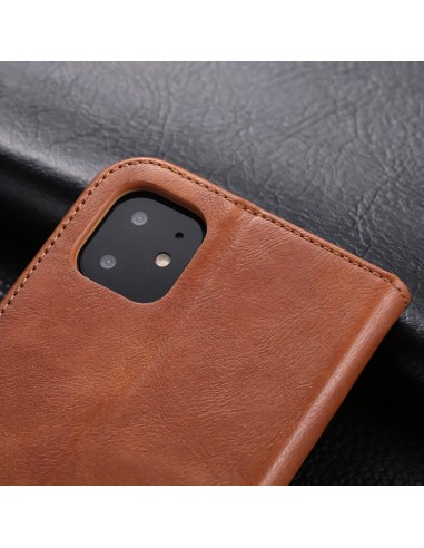 Etui de protection iPhone 11 Pro Max Style Vintage Simili cuir - Marron