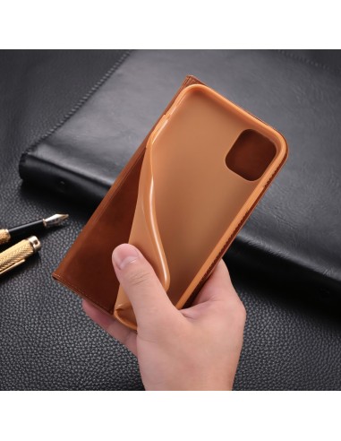 Etui de protection iPhone 11 Pro Max Style Vintage Simili cuir - Marron