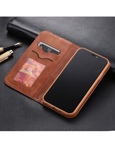 Etui de protection iPhone 11 Pro Max Style Vintage Simili cuir - Marron
