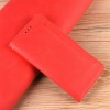 Etui portefeuille iPhone 12 mini avec coque silicone intégrée et multiple rangements cartes - Rouge