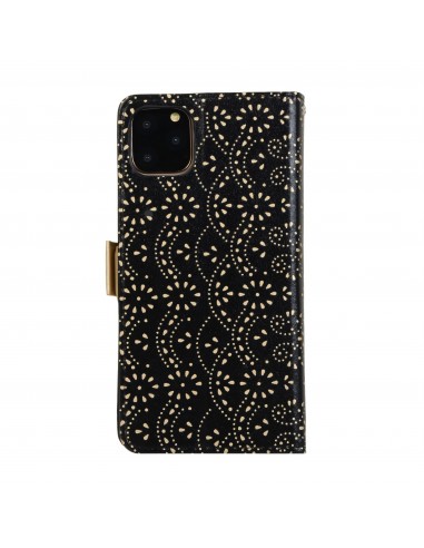 Etui portefeuille iPhone 12 Pro Max avec rangements intégrés - Noir