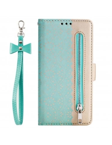 Etui portefeuille iPhone 12 Pro Max avec rangements intégrés - Vert