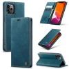 Etui portefeuille iPhone 12 Pro Max Simili cuir avec rangement carte CASEME - Vert