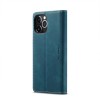 Etui portefeuille iPhone 12 Pro Max Simili cuir avec rangement carte CASEME - Vert