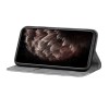 Etui portefeuille iPhone 12 Pro Max Bi Color Style Business - Gris