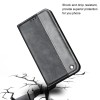 Etui portefeuille iPhone 12 Pro Max Bi Color Style Business - Gris