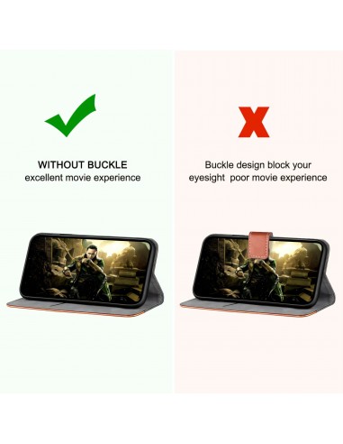 Etui portefeuille iPhone 12 Pro Max Bi Color Style Business - Gris