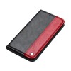 Etui portefeuille iPhone 12 Pro Max Bi Color Style Business - Rouge