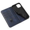 Etui portefeuille iPhone 12 mini Style cuir Business - Bleu foncé