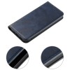 Etui portefeuille iPhone 12 mini Style cuir Business - Bleu foncé