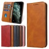Etui portefeuille iPhone 12 mini Style cuir Business - Marron