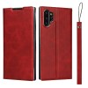 Etui portefeuille Galaxy Note 10 Plus Simili cuir - Rouge