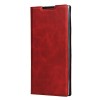 Etui portefeuille Galaxy Note 10 Plus Simili cuir - Rouge