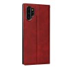 Etui portefeuille Galaxy Note 10 Plus Simili cuir - Rouge
