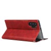 Etui portefeuille Galaxy Note 10 Plus Simili cuir - Rouge