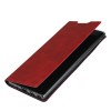 Etui portefeuille Galaxy Note 10 Plus Simili cuir - Rouge
