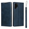 Etui portefeuille Galaxy Note 10 Plus Simili cuir - Bleu foncé