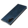 Etui portefeuille Galaxy Note 10 Plus Simili cuir - Bleu foncé