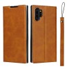 Etui portefeuille Galaxy Note 10 Plus Simili cuir - Marron