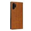 Etui portefeuille Galaxy Note 10 Plus Simili cuir - Marron