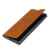 Etui portefeuille Galaxy Note 10 Plus Simili cuir - Marron