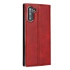 Etui portefeuille Galaxy Note 10 Simili cuir - Rouge