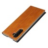 Etui portefeuille Galaxy Note 10 Simili cuir - Marron
