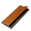 Etui portefeuille Galaxy Note 10 Simili cuir - Marron