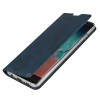 Etui portefeuille Galaxy S10 Simili cuir - Bleu foncé