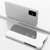 Etui Galaxy S20 Plus avec fenêtre mirroir Design - Argent