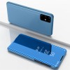Etui Galaxy S20 Plus avec fenêtre mirroir Design - Bleu