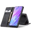 Etui portefeuille Galaxy S20 Simili cuir avec rangement carte CASEME - Noir