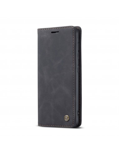 Etui portefeuille Galaxy S20 Simili cuir avec rangement carte CASEME - Noir