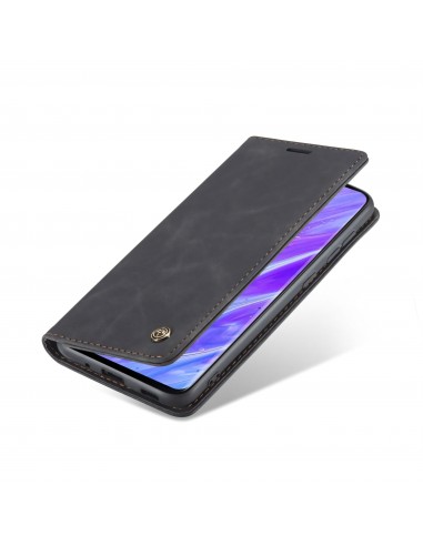 Etui portefeuille Galaxy S20 Simili cuir avec rangement carte CASEME - Noir