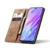 Etui portefeuille Galaxy S20 Simili cuir avec rangement carte CASEME - Marron