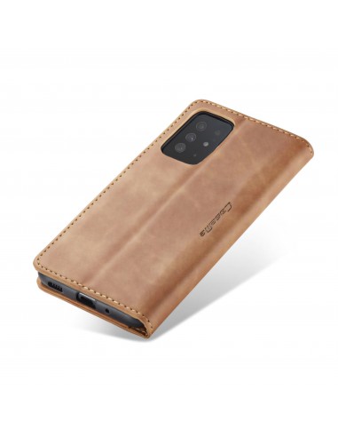 Etui portefeuille Galaxy S20 Simili cuir avec rangement carte CASEME - Marron