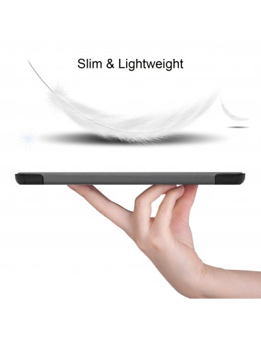 Housse de protection Galaxy Tab S7 avec support pliable style Smart Case - Gris