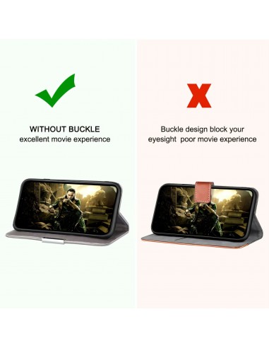 Etui portefeuille Galaxy A51 Style cuir avec fermeture magnétique et rangement carte - Gris