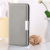 Etui portefeuille Galaxy A51 Style cuir avec fermeture magnétique et rangement carte - Gris