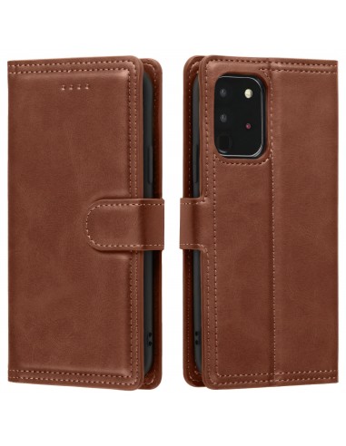 Housse de protection Galaxy Note 20 Ultra avec rangement cartes - Marron