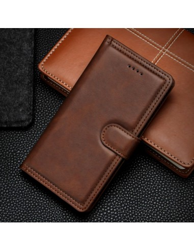 Housse de protection Galaxy Note 20 Ultra avec rangement cartes - Marron