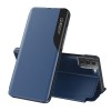 Etui Galaxy S21 Design et discret avec petite fenêtre - Bleu foncé