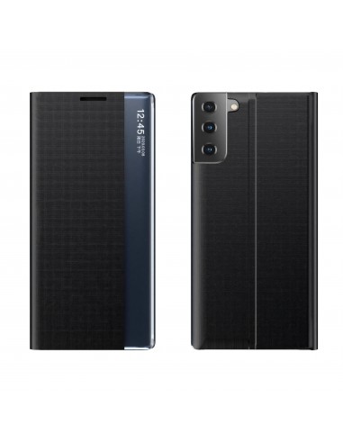 Etui Samsung Galaxy S21  avec fenêtre transparente sur le côté - Noir