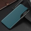 Etui Galaxy S21 Ultra Design et discret avec petite fenêtre - Vert
